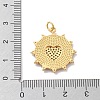 Brass Micro Pave Cubic Zirconia Pendants KK-M305-11G-3