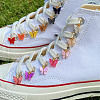 24Pcs 12 Colors Alloy with Acrylic Shoe Charms HJEW-GO00004-6