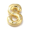 Brass with Cubic Zirconia Pendants KK-Q818-03S-G-1