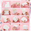 Trapezoid Paper Gift Box with Plastic Imitation Pearl Handles CON-WH0092-65A-3
