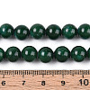 Dyed Natural Mashan Jade Round Beads Strands G-T139-8mm-67F-5