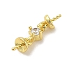 Brass Micro Pave Cubic Zirconia Peg Bails LS-KK-K371-19G-2