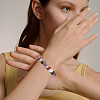 7 Styles Natural Amethyst & Gold Rutilated Quartz & Tiger Eye & Red Jasper & Lapis Lazuli & Green Aventurine & Quartz Crystal Chip Beads Sets G-PA0001-96-5