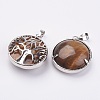 Natural & Synthetic Mixed Stone Pendants KK-K216-A-3