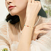 1M Handmade Colorful Enamel Heart Beaded Chains CHC-TA0001-12-7