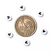 Flat Round Acrylic Beads MACR-PB37C9070-3-7