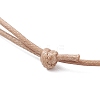 Adjustable Korean Waxed Polyester Cord Necklace Making AJEW-JB01310-01-4