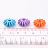 Mixed Opaque Acrylic Flower Beads For DIY Jewelry and Bracelets X-SACR-R733-M-4