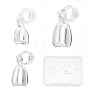 6Pcs 3 Style 925 Sterling Silver Pendant Bails STER-SC0001-17-1