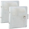 2Pcs PVC Mini Photocard Holder Book AJEW-SP0002-20B-03-1