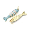 Brass Pendants KK-D019-29B-01G-2