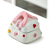 Handbag Shape Ceramic Jewelry Storage Box PW-WGCB87E-04-1