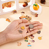24Pcs 12 Styles Thanksgiving Day Alloy Enamel Pendants ENAM-TA0002-59-7