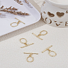 5Bags Brass Toggle Clasps KK-LP0004-33-1