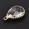 Transparent Glass Pendants KK-N283-02J-G-3
