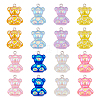 48Pcs 8 Colors Electroplated Resin Pendants RESI-TA0002-09-2