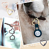 9Pcs 3 Colors Alloy Screw Carabiner Lock Charms FIND-DC0005-63-6