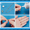 2Pcs 925 Sterling Silver with Crystal Rhinestone Pendant Bails STER-ME0001-24G-3