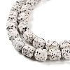 Imitation Bodhi Handmade Porcelain Beads Strands PORC-H011-03-4