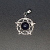 Synthetic Blue Goldstone Pendants PW-WG18192-21-1