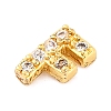 Rack Plating Brass Micro Pave Cubic Zirconia Cabochons KK-F874-04G-F-2