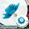 24Pcs Woven Flower Brooch JEWB-FH00008-4