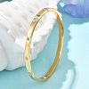 304 Stainless Steel Rhinestone Bangles for Women X-BJEW-Z092-05G-2