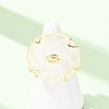 Natural Quartz Crystal Cuff Rings GG-CBA5FCC-02G-08-1