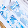 PET Flower Pattern DIY Scrapbook Decorative Adhesive Tapes DIY-WH20011-96G-7