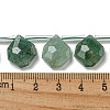 Natural Green Strawberry Quartz Beads Strands G-P544-C09-01-4