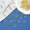50Pcs Tibetan Style Alloy Bead Frame TIBEB-FS0001-11AS-2