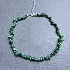 Synthetic Malachite Chip Beaded Necklaces for Women IW6789-45-1