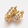 Brass Magnetic Clasps with Loops X-MC026-NFG-2