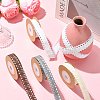 4 Rolls Self-adhesive Cotton Ribbons SRIB-CJ0001-03-6