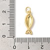 Rack Plating Brass Clear Cubic Zirconia Pendants KK-Z056-33G-03-3