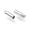 Brass Cord Ends KK-H759-40A-S-3