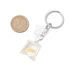 2Pcs Alloy Resin Keychains KEYC-JKC01126-3