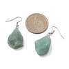 Mixed Raw Natural Gemstone Nugget Dangle Earrings EJEW-JE05493-3