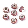 Opaque Resin European Beads RESI-T057-29G-1