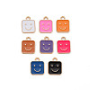 Alloy Enamel Charms ENAM-T016-13-RS-1