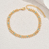Summer Ceramic Beads Brass Link Chain Anklets for Women MW4198-5