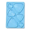 Triangle Shape Holographic Pendant DIY Silicone Mold DIY-K063-04-2