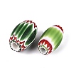 Handmade Millefiori Glass Barrel Beads LA-N002-32C-2