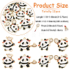 12Pcs 4 Styles Sports Alloy Enamel Pendants ENAM-YW0008-45-2
