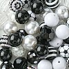 50Pcs 10 Style Acrylic Beads MACR-CJC0001-14-6