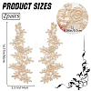 Flower Polyester Embroidery Lace Appliques DIY-WH20011-03D-2