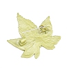 Electroplate Maple Leaf Shape Alloy Lapel Pins for Backpack Clothes JEWB-B037-01H-3