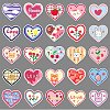 50Pcs Heart PET Waterproof Stickers PW-WG2DBD2-01-4