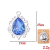 Glass Rhinestone Pendants FIND-WH0021-91S-014-1