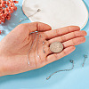 6Pcs 6 Style Sterling Silver Cable Chain Extender FIND-TA0002-40-7
